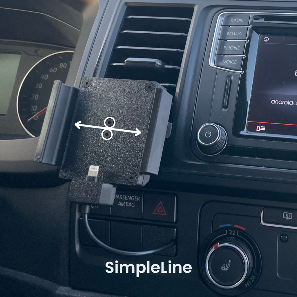 VW T6 mobile phone holder | MagSafe | CarPlay | AndroidAuto | Wireless charging 