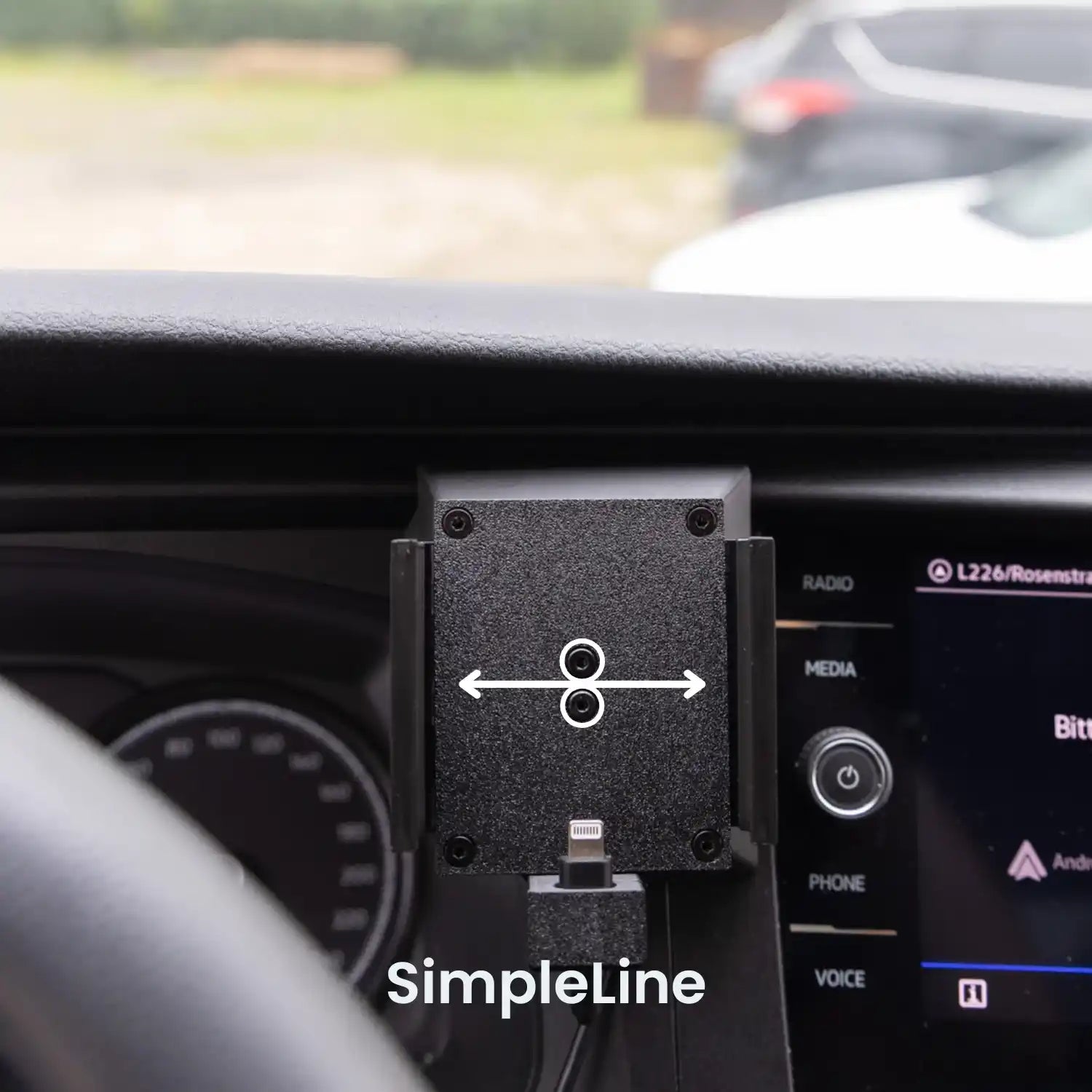 Handyhalterung VW T6.1 | MagSafe | CarPlay | AndroidAuto | Wireless-Charging