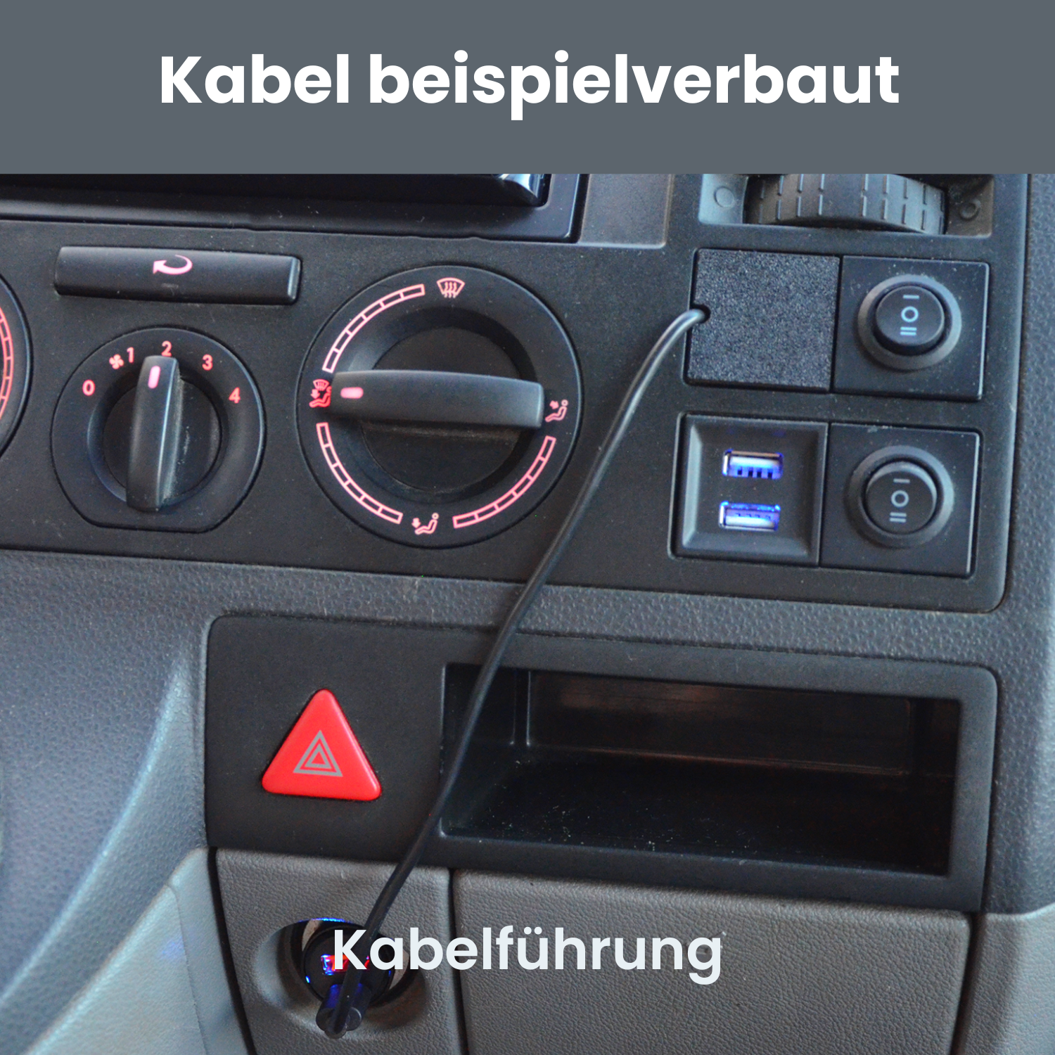 Handyhalterung VW T5 | MagSafe | CarPlay | AndroidAuto | Wireless-Charging