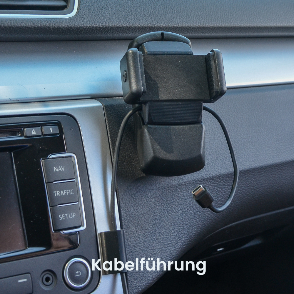 VW phone holder | Mobile phone preparation | CarPlay | AndroidAuto 