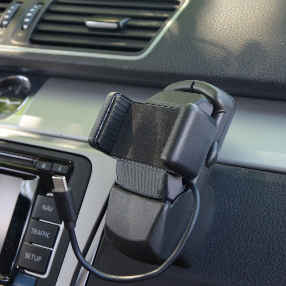 VW phone holder | Mobile phone preparation | CarPlay | AndroidAuto 