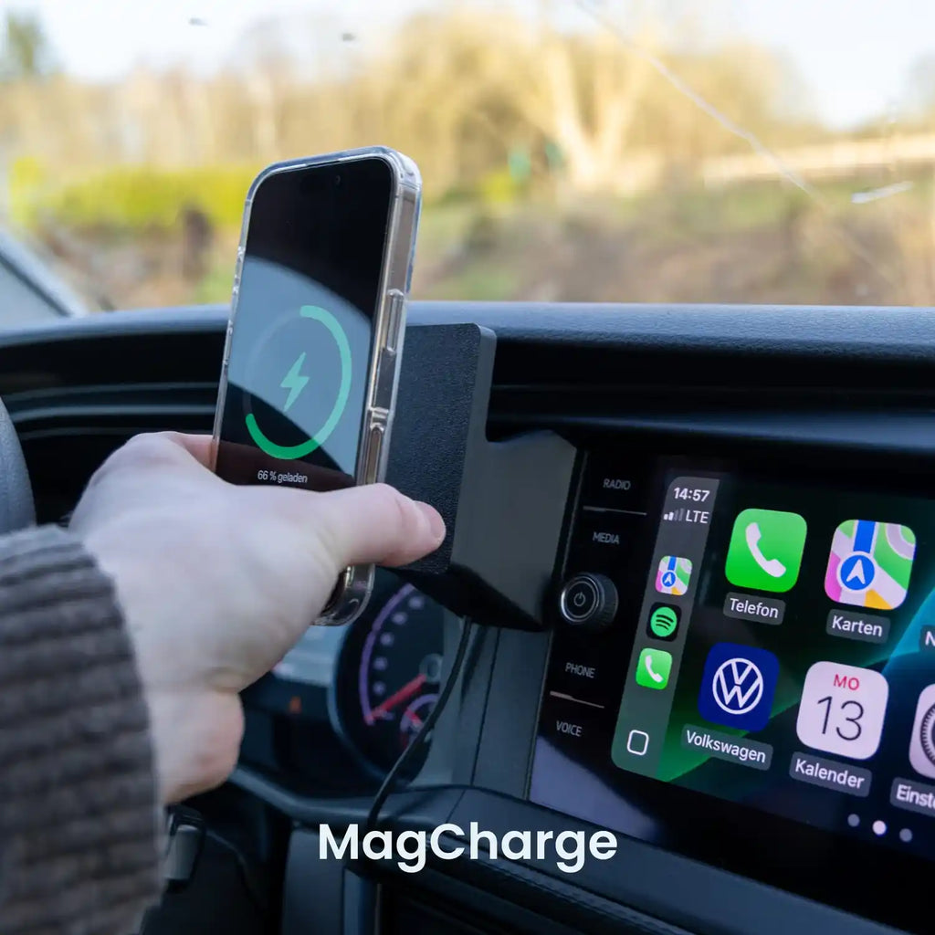 Handyhalterung VW T6.1 | MagSafe | CarPlay | AndroidAuto | Wireless-Charging