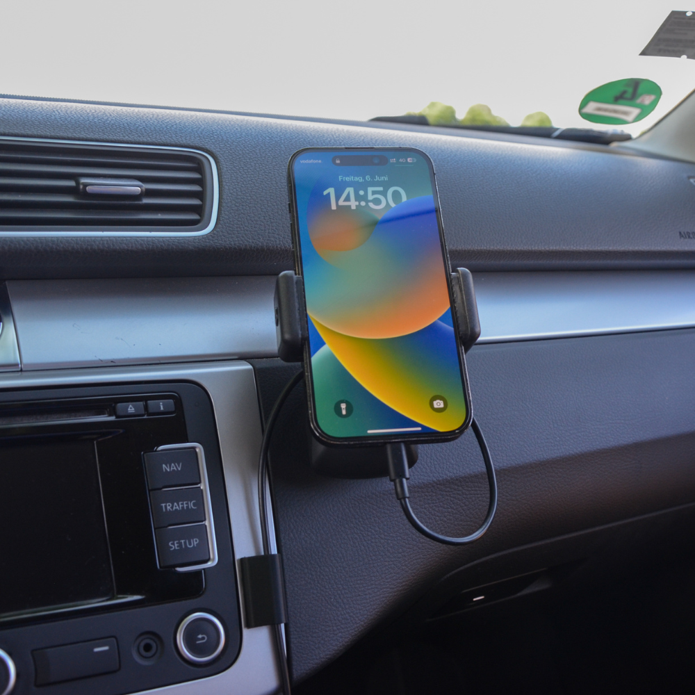 VW phone holder | Mobile phone preparation | CarPlay | AndroidAuto 