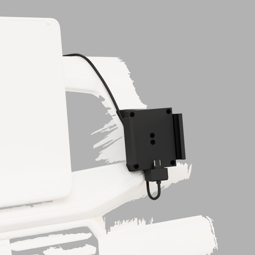 Mobile phone holder VW Crafter 2.1 Facelift MAN TGE 2025 | MagSafe | CarPlay | Wireless charging 