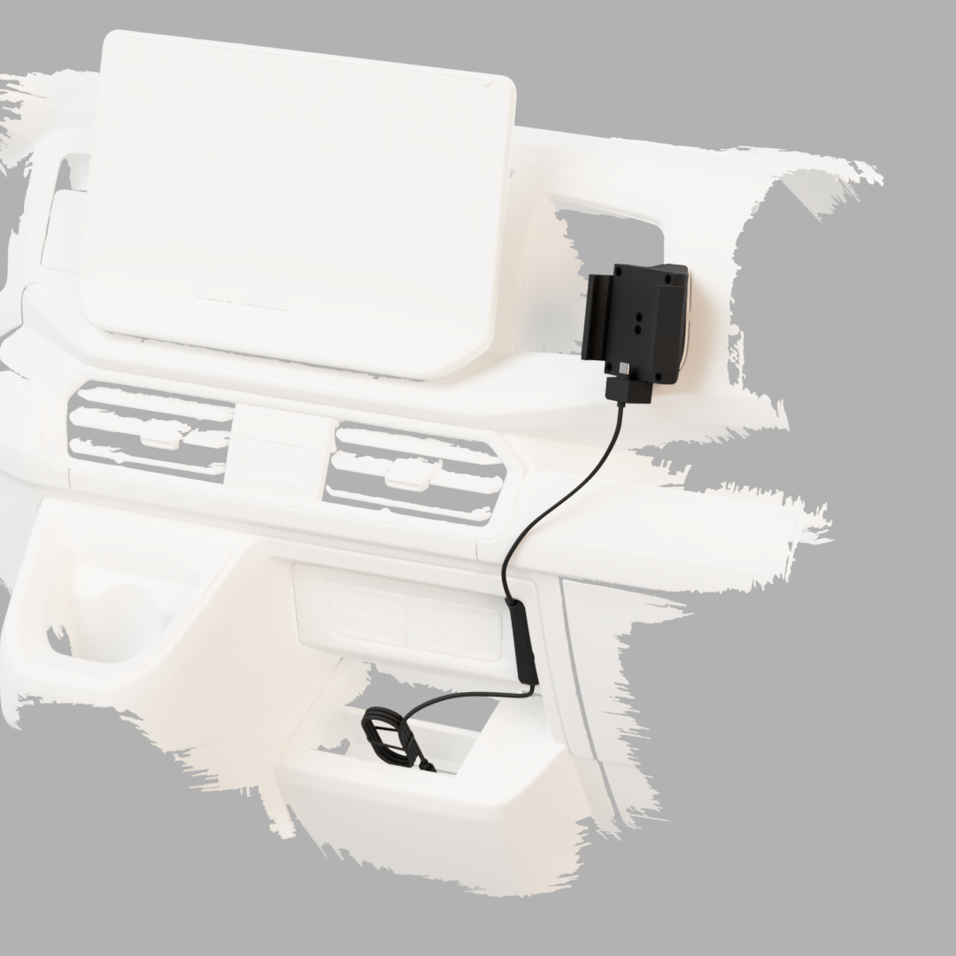 Mobile phone holder VW Crafter 2.1 Facelift MAN TGE 2025 | MagSafe | CarPlay | Wireless charging 